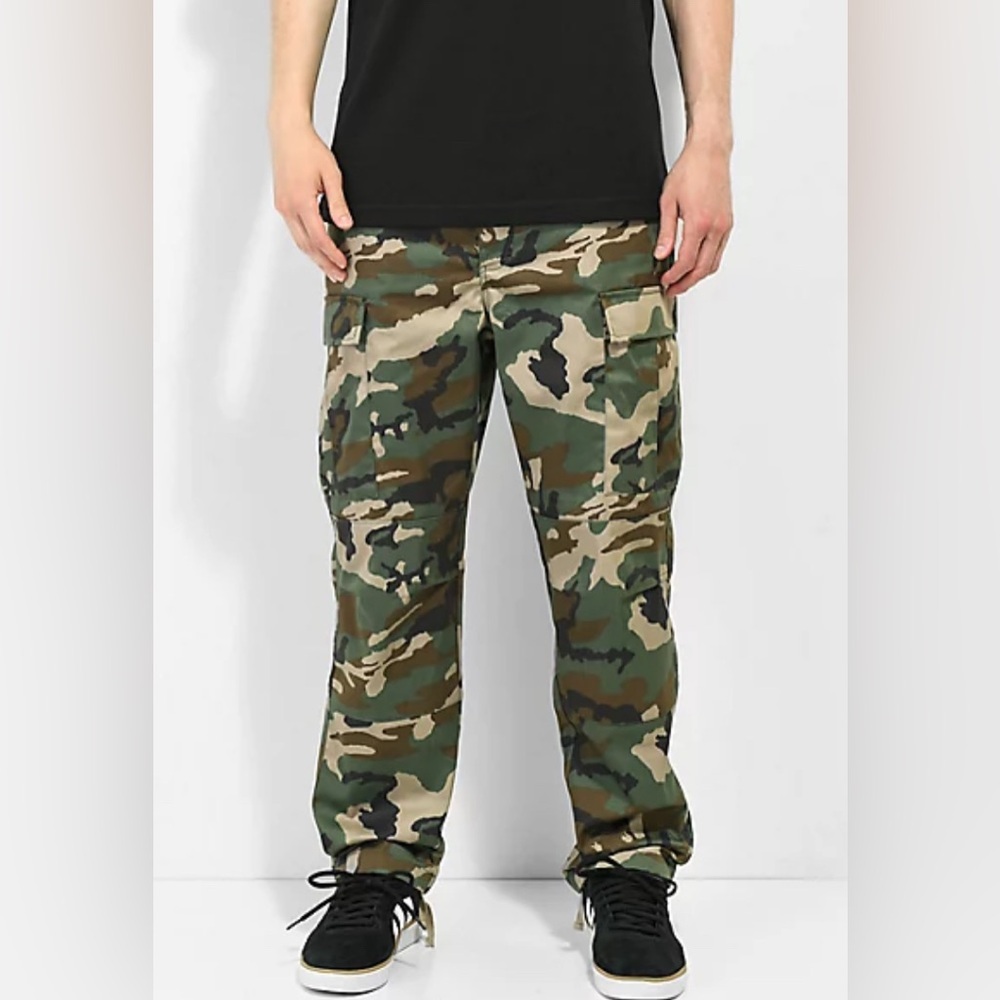 Empyre Loose Fit Camo Cargo Skate Pants